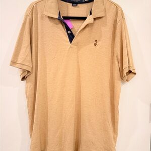 U.S. Polo Assn Men’s XL Tan Beige Short Sleeve Polo Shirt